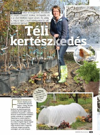 Téli kertészkedés - Gerendaházak Magazin