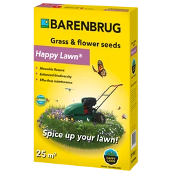 Barenbrug Happy Lawn® fűmagkeverék - nyírható színes virágok, könnyű fenntarthatóság 0,5kg