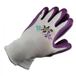 kesztyű női lila mintás Rostaing