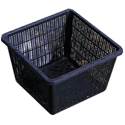 kosár vízi növényekhez négyszögletes 25x25x15cm