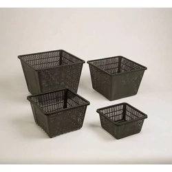 kosár vízi növényekhez négyszögletes 11x11x11cm