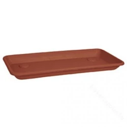 Anthea műanyag cserépalátét terracotta 60cm