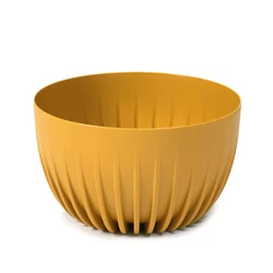 Cserép műanyag Bowl MIRA mustár sárga 240 mm