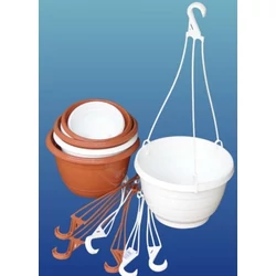 függesztőszár akasztós cseréphez, sárga, barna, rózsaszín, zöld fehér színekben