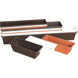 műanyag balkonláda terracotta 80cm