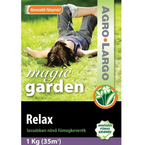 Relax (lassú növekedésű) MAGIC GARDEN minőségi fűmagkeverék 1kg