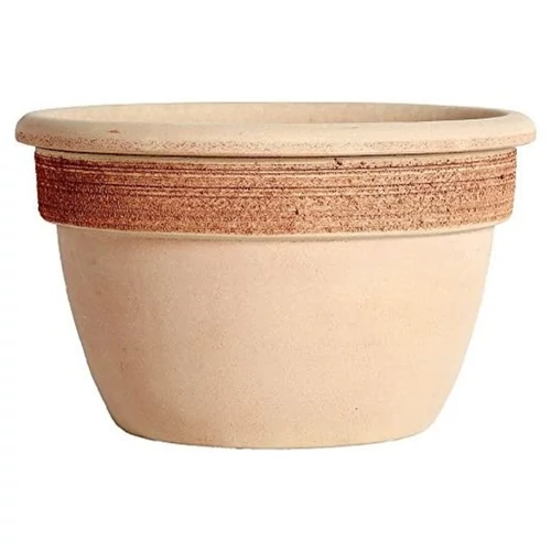 Campana/Campanella barázdált antik kerámia virágcserép 27cm