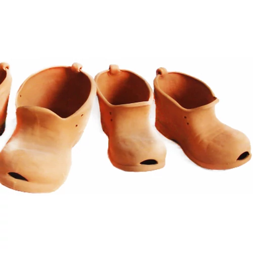 Cipő kézműves kerámia 20cm