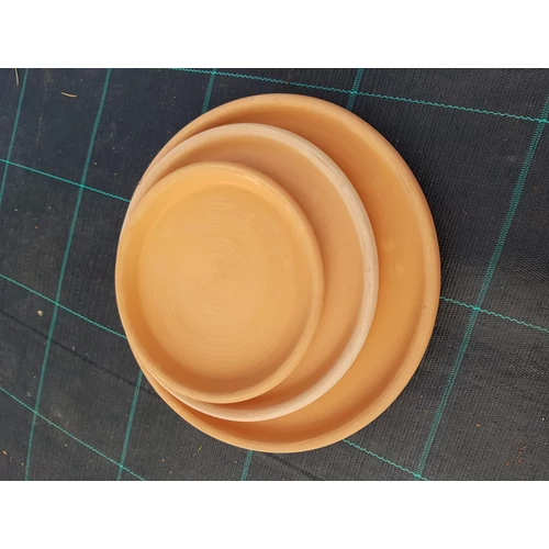 kézműves kerámia cserépalátét impregnált 12cm