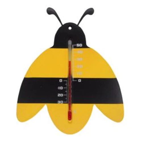 Hőmérő kültéri, műanyag, méhecske formájú