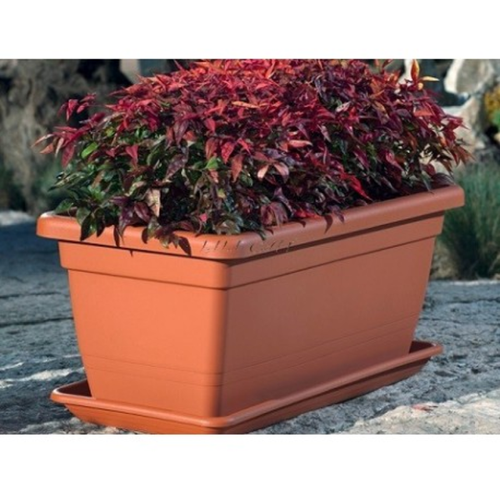 Anthea műanyag virágcserép terracotta 50cm
