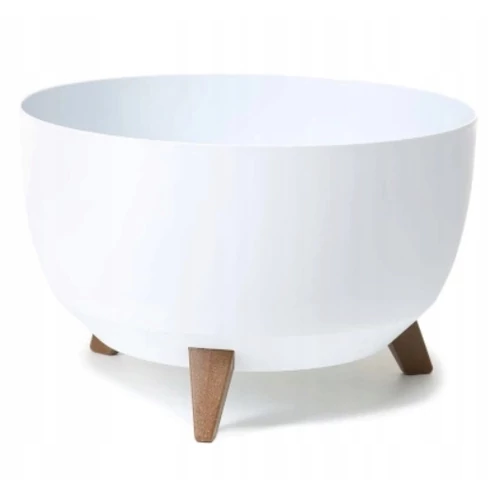Kaspó műanyag Bowl ROMA  fehér 240 mm