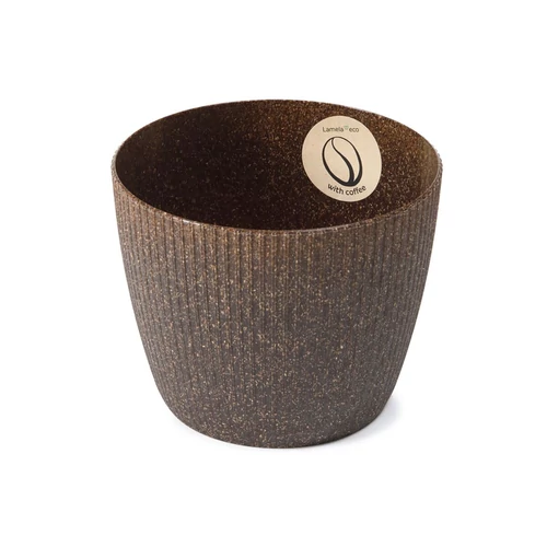 Kaspó műanyag Magnolia Eco Coffee 190 jumper Espresso 190 mm
