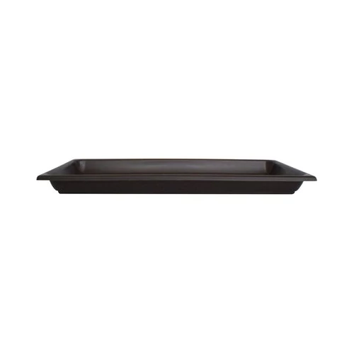 műanyag balkonláda alátéttel barna 80cm