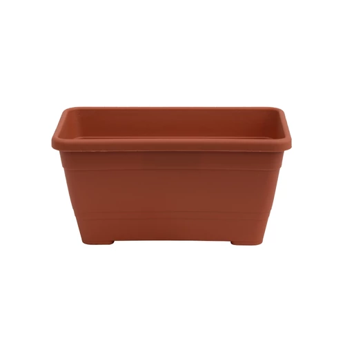 Primula műanyag balkonláda+alátét terracotta 20cm