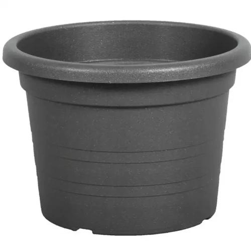 Cilindro műanyag virágcserép terracotta 24cm