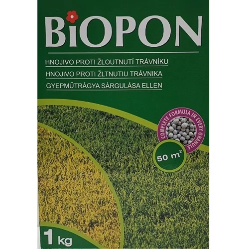 Biopon műtrágya gyep - sárgulás ellen 1kg