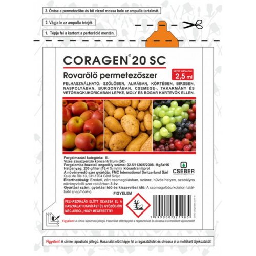 Coragen 20 SC 2,5 ml ampullás 