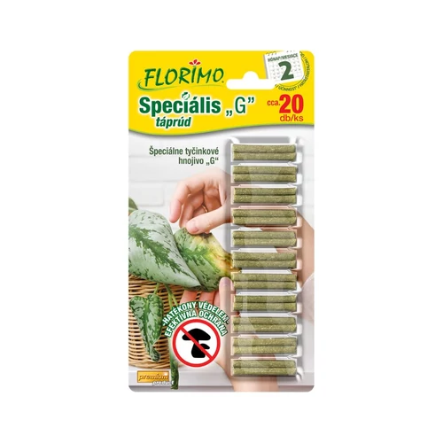 Florimo speciális gombölő táprúd 20 db-os