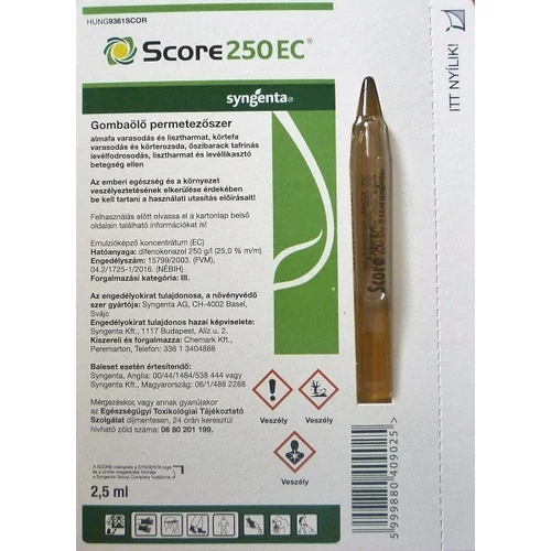 Score 250 EC ampullás gombaölő szer 2,5ml