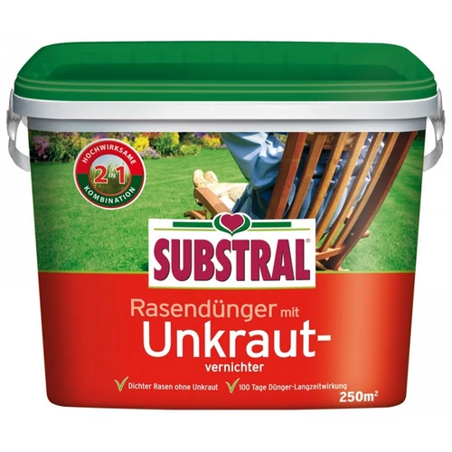 Substral 2 in 1 gyeptrágya gyomirtóval 5kg