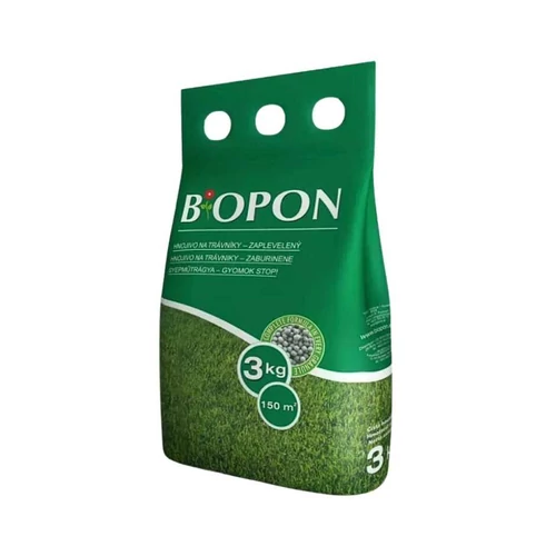 Biopon műtrágya elgazosodott gyepre