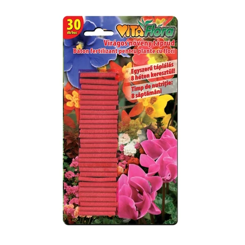 Vitaflóra táprúd virágosnövény 30db