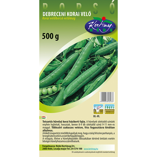 Pisum sativum 'Debreceni korai velő'