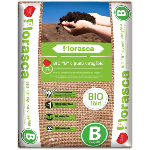 Florasca Bio 10l 'B' virágföld semleges kémhatású