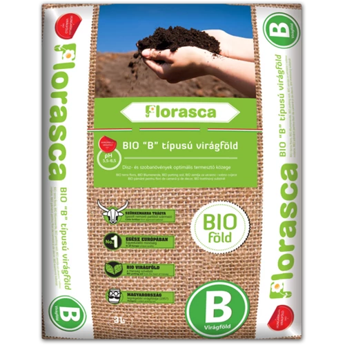Florasca Bio 3l 'B' virágföld semleges kémhatású