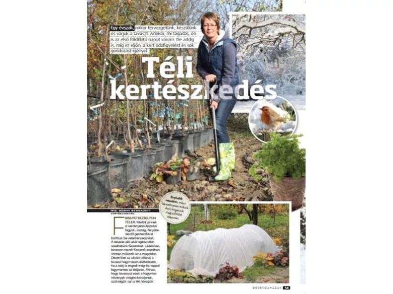 Téli kertészkedés - Gerendaházak Magazin